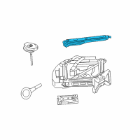 OEM 2014 Ford Explorer Lug Wrench Diagram - BB5Z-17032-A