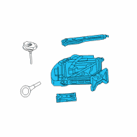 OEM 2014 Ford Explorer Jack Assembly Diagram - BB5Z-17080-B