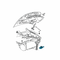 OEM 2004 Ford Expedition Latch Diagram - 4L1Z-16700-AA