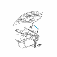 OEM 2005 Ford Expedition Lift Cylinder Diagram - 2L1Z-16C826-AA