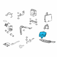 OEM Lexus RX450h Supply Assy, Brake Control Power Diagram - 896C0-48020