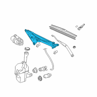 OEM Lexus ES350 Link Assy, Windshield Wiper Diagram - 85150-33240