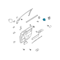 OEM Ford Mustang Mirror Switch Diagram - 8F9Z-17B676-A