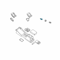 OEM Nissan CIGARET Lighter Diagram - 25331-9B905