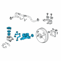 OEM 2015 Honda CR-Z Master Cylinder Assembly Diagram - 46100-SZT-G02