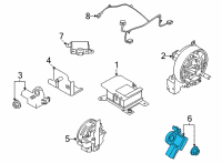 OEM Nissan Rogue Sport Sensor Assembly-Side Air Bag Diagram - K8830-5NN0J