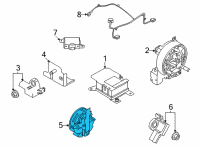 OEM Nissan Rogue Sensor Assembly-Side Air Bag Diagram - K8836-5NN0J