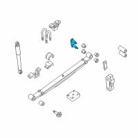 OEM Nissan Pickup Shackle Assy-Rear Spring Diagram - 55220-01G10