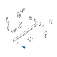 OEM 1998 Nissan Frontier Bolt-Link Fix Diagram - 55080-3S500