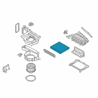 OEM Kia K900 FILTER-COMBI AIR CON Diagram - S9C79AC100