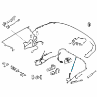 OEM BMW M240i Hydraulic Cylinder, Tensioning Rod Left Diagram - 54-34-7-421-759