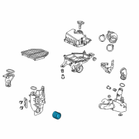 OEM Acura ILX Tube, Air In. Connecting Diagram - 17258-R4H-A00