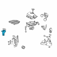 OEM Acura ILX Tube Assembly D, Air In. Diagram - 17257-R4H-A00