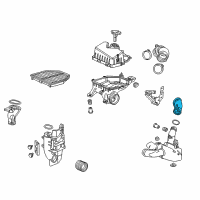 OEM Acura ILX Tube A, Air In. Diagram - 17252-R4H-A00
