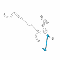 OEM 2018 Nissan NV200 Rod Assy-Connecting, Stabilizer Diagram - 54618-9AM1A