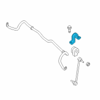 OEM Nissan Versa Clamp-Stabilizer Diagram - 54614-EL000