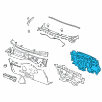 OEM 2020 Chevrolet Equinox Insulator Diagram - 84246056