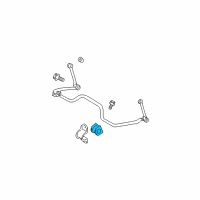 OEM 2007 Dodge Durango BUSHING-STABILIZER Bar Diagram - 52855390AB