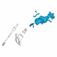 OEM 2019 Infiniti Q60 Column Assy-Steering, Upper Diagram - 48810-5CJ1A