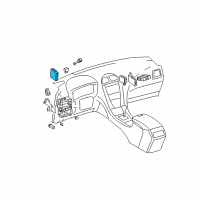 OEM 2008 Lexus ES350 Headlamp Swivel Computer Assembly Diagram - 89940-33080