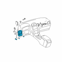 OEM 2010 Lexus ES350 Block Assembly, Driver Side Diagram - 82730-33605