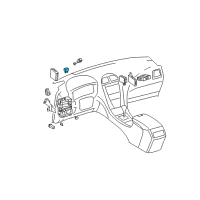 OEM Lexus RX350 Flasher Assy, Turn Signal Diagram - 81980-06020