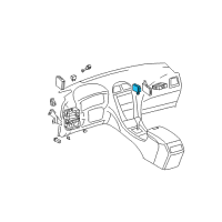 OEM 2010 Lexus ES350 Relay Assy, Windshield Wiper Diagram - 85940-33140