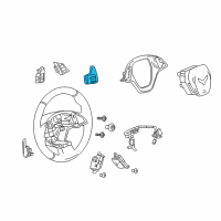 OEM Chevrolet Switch Asm, Automatic Transmission Man Shift Auxiliary Position *Black Diagram - 23162571