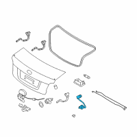 OEM 2007 Hyundai Accent Switch Assembly-Burglar Alarm Diagram - 95761-1E200
