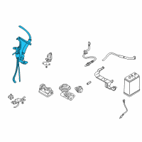 OEM 2002 Chrysler Sebring Hose-Emissions Vacuum Lines Diagram - MR431591