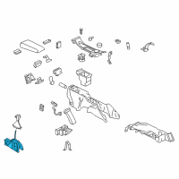 OEM Chevrolet Trailblazer EXT Shifter Diagram - 15922397