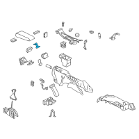 OEM Chevrolet Trailblazer EXT Latch Diagram - 88986007