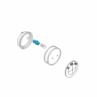 OEM BMW Z4 Bulb Socket Diagram - 63-13-6-922-406