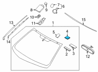 OEM 2022 Hyundai Ioniq 5 SENSOR-AUTO DEFOG Diagram - 97257-GI000