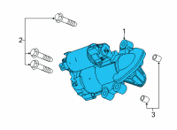 OEM 2022 Buick Envision Starter Diagram - 55516671