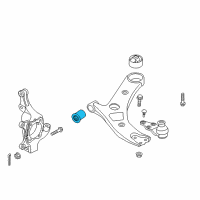 OEM 2021 Kia Sedona Bush-Front Lower Arm"A" Diagram - 54551A4000