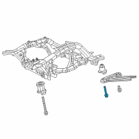 OEM 2017 Jeep Grand Cherokee Bolt-HEXAGON Head Diagram - 6510719AA