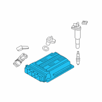 OEM 2017 BMW X5 Dme Engine Control Module Diagram - 12-14-8-617-520