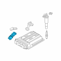 OEM 2017 BMW X5 Crankshaft Position Sensor Diagram - 13-62-7-628-741