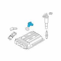 OEM 2016 BMW M6 Gran Coupe Camshaft Position Sensor Diagram - 13-62-7-525-014