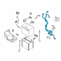 OEM Infiniti Harness Assembly Engine Diagram - 24077-1LA0A