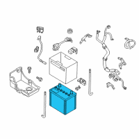 OEM 2018 Nissan Armada Battery Diagram - 24410-1LA1A