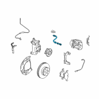 OEM 2010 BMW 528i Brake Hose Front Diagram - 34-32-6-767-390