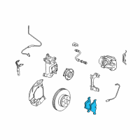 OEM 2007 BMW 650i Front Brake Pad Set Diagram - 34-11-6-794-913