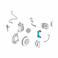 OEM 2009 BMW M6 Calliper Carrier Diagram - 34-11-2-283-171