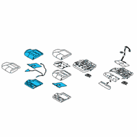 OEM 2020 Lincoln Corsair PAD - SEAT CUSHION Diagram - LJ7Z-78632A22-E