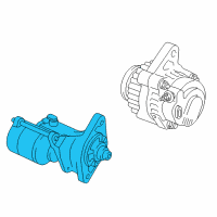 OEM 2001 Toyota Corolla Starter Diagram - 28100-0D020-84