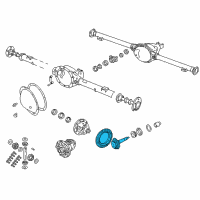 OEM Dodge Dakota Gear Kit-Ring And PINION Diagram - 5010322AF