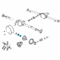 OEM 2007 Dodge Ram 1500 Bearing Kit-Differential Side Diagram - 5072506AA