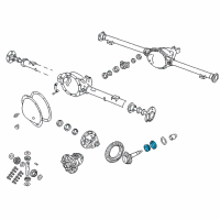 OEM Dodge W250 Bearing-Drive Pinion Diagram - 5017438AA